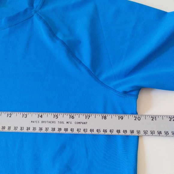 Joe Fresh Side Ruched Rash Guard Blue Size 1X New - Picture 5 of 7